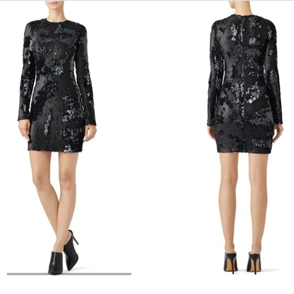 Elizabeth and James sequin black dress. Beautiful!!!! Siggy. Rent the runway
